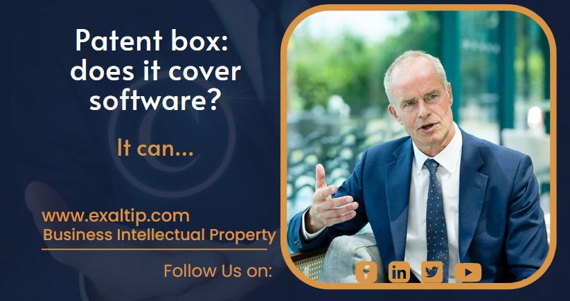 Patent box: does it cover software?