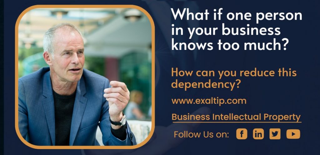 What if one person in your business knows too much?