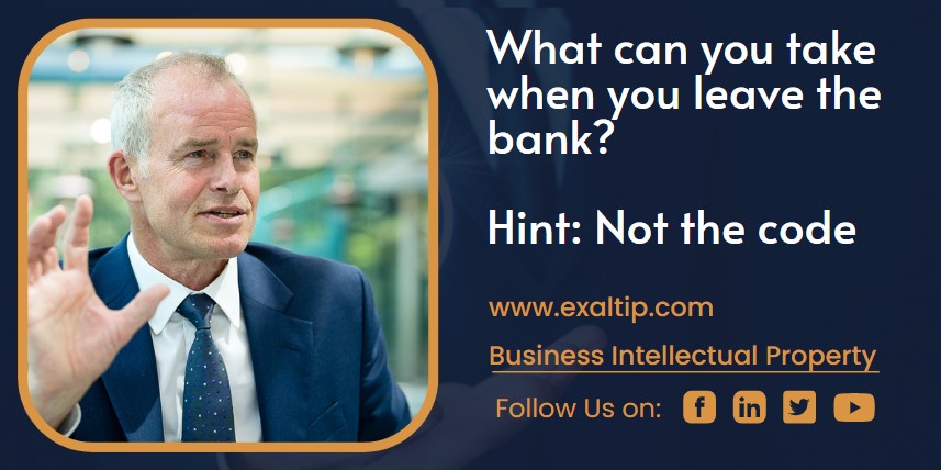 what can you take when you leave the bank