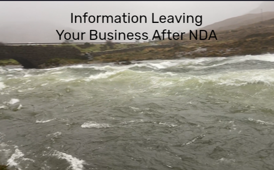 Information is at risk even after signing an NDA
